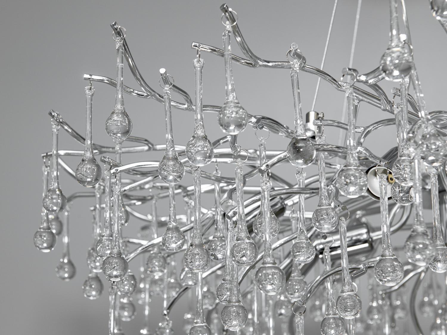 Люстра кришталева підвісна 40 Вт Хром (607-800CH) - фото 3 Люстра кришталева підвісна 40 Вт Хром (607-800CH) - фото 3