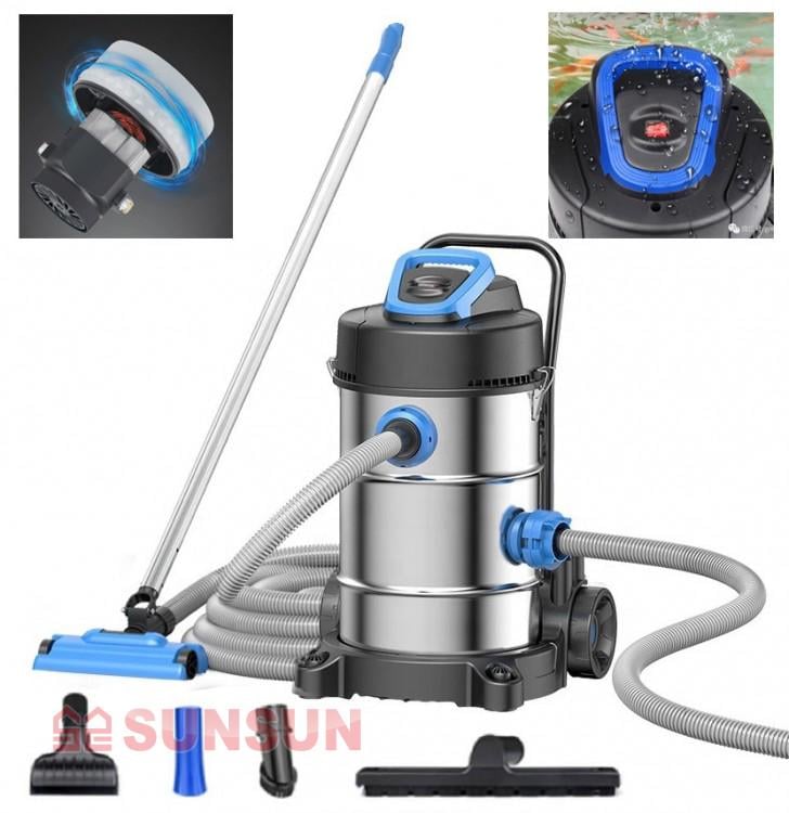 Илосос вакуумный для пруда и бассейна Sunsun CPS-101 вакуумный 1700 W (CPS-101) - фото 3 Илосос вакуумный для пруда и бассейна Sunsun CPS-101 вакуумный 1700 W (CPS-101) - фото 3