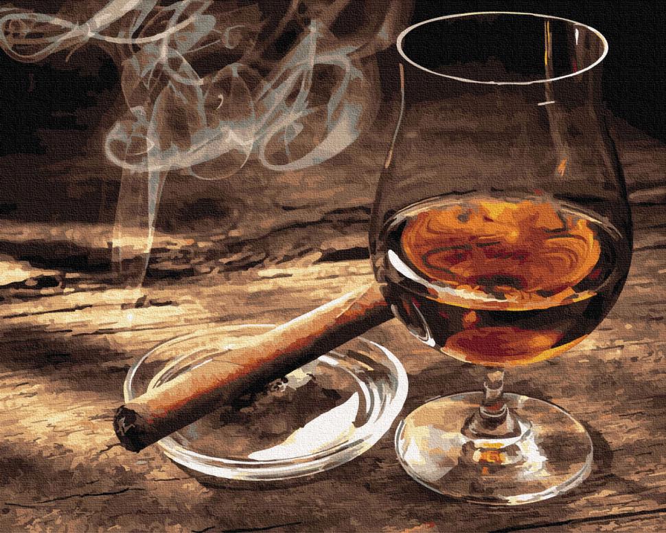 Картина по номерам Brushme "Дым сигары" (GX33998) Картина по номерам Brushme "Дым сигары" (GX33998)