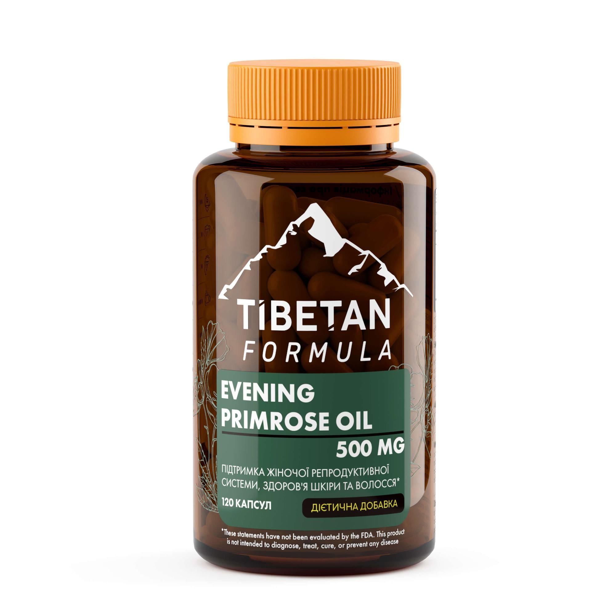 Добавка диетическая Tibetan Formula Примуло вечернее масло 120 капс. (2117721237)