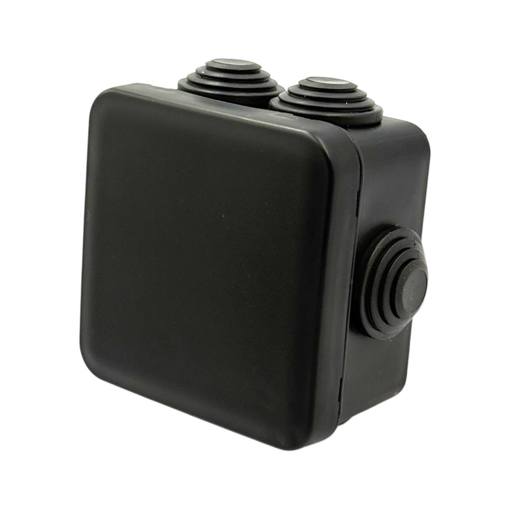 Коробка распределительная Neomax NX1145 квадратная внешняя герметичная 100х100х50 мм IP55 Черный