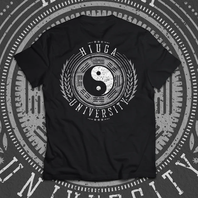 Футболка мужская с принтом Наруто Hiuga University р. 48 (Anime0808)