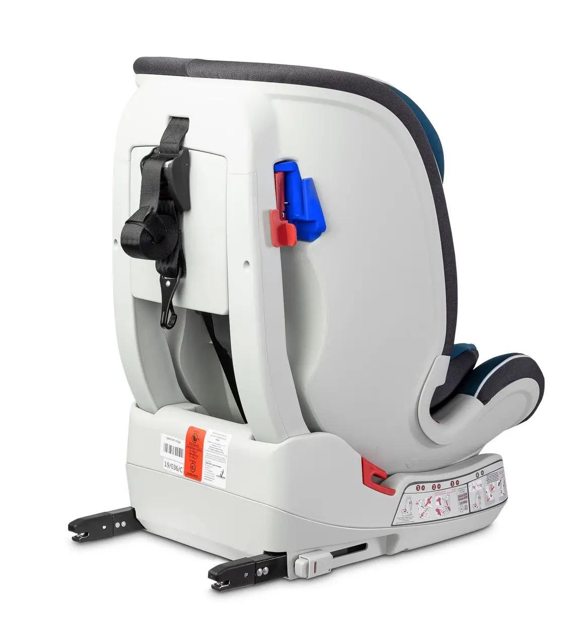 Автокресло детское Caretero Yoga Isofix 0-36 кг 80х46х44 см Синий (119929) - фото 5