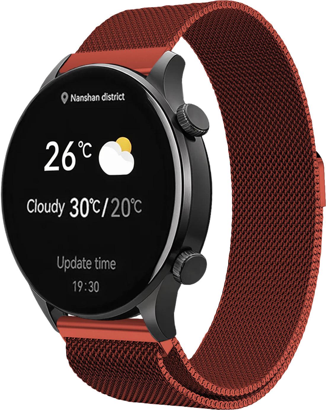 Петля миланская Milano для Haylou Solar Plus RT3 LS16 Red (40717-2D)