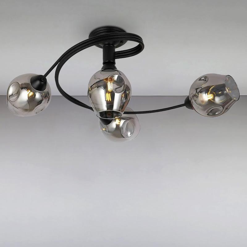 Люстра потолочная молекула Light House LS-15190-4 Черный