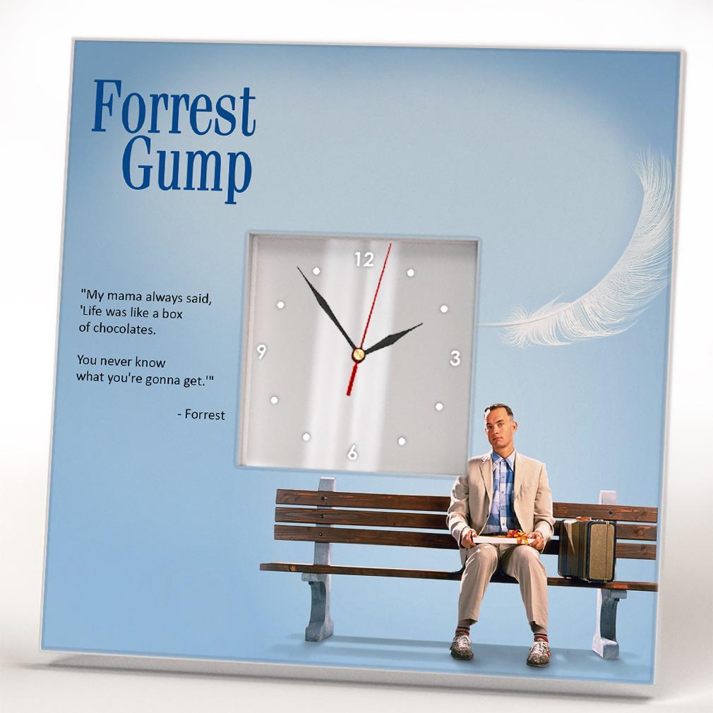 Часы Фильм 'Forrest Gump' 260x260 мм (C04492)