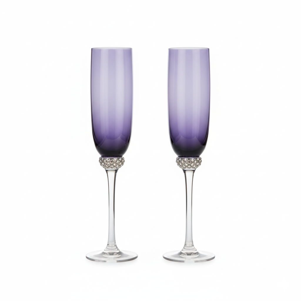 Комплект келихів для шампанського Sakura 220 мл 2 шт. - фото 1 Комплект келихів для шампанського Sakura 220 мл 2 шт. - фото 1