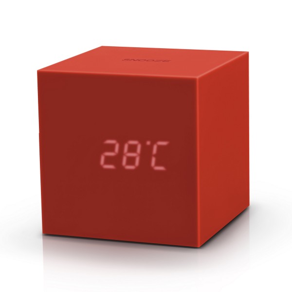 Годинник настільний Gingko GRAVITY CUBE Червоний - фото 2