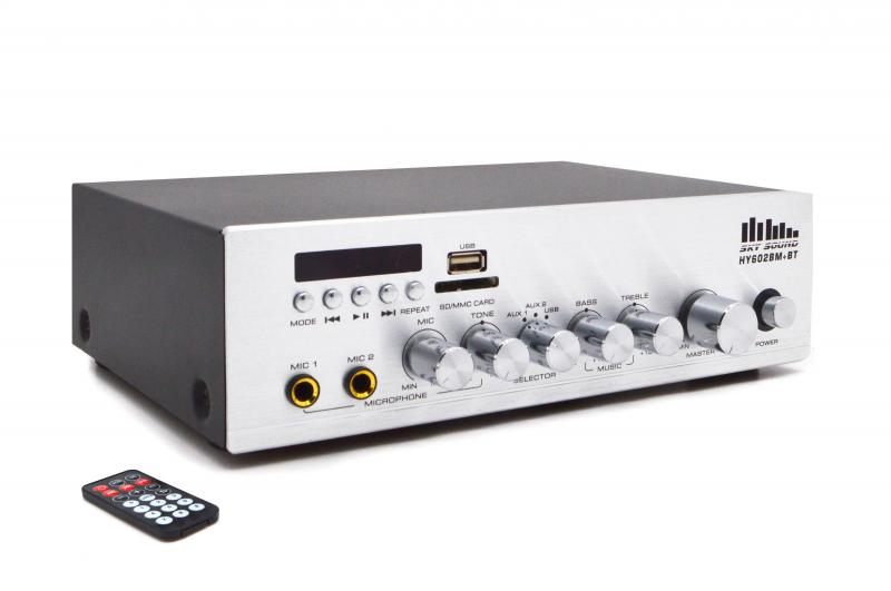 Усилитель мощности Sky Sound HY-602MB+BT STEREO 2х60 W - фото 4