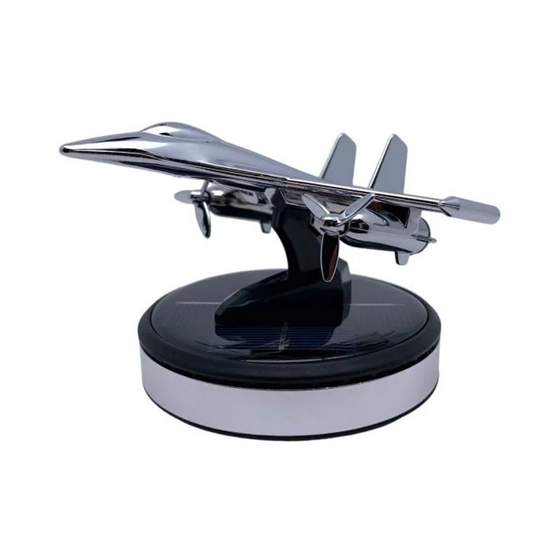 Ароматизатор автомобильный на торпеду Истребитель Silver (Leader-4397) - фото 6