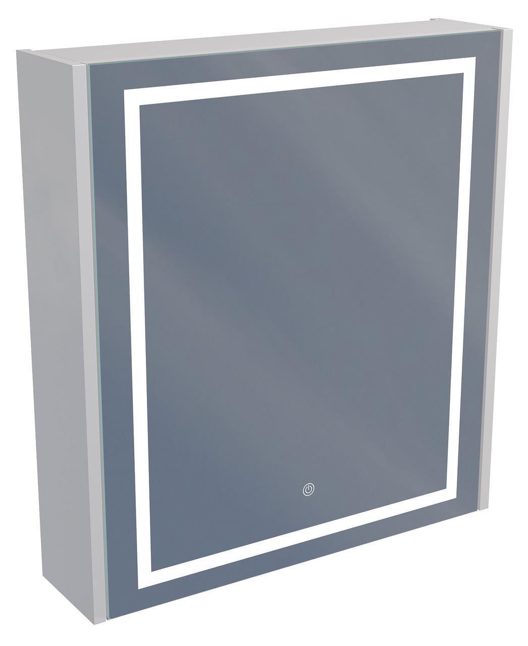 Зеркальный шкаф в ванной комнате AVT с LED подсветкой 600 мм (avt-КЗК-60)