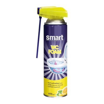 Пена для очистки унитаза Smart Лимон Самоактивирующая 600 мл (262906)