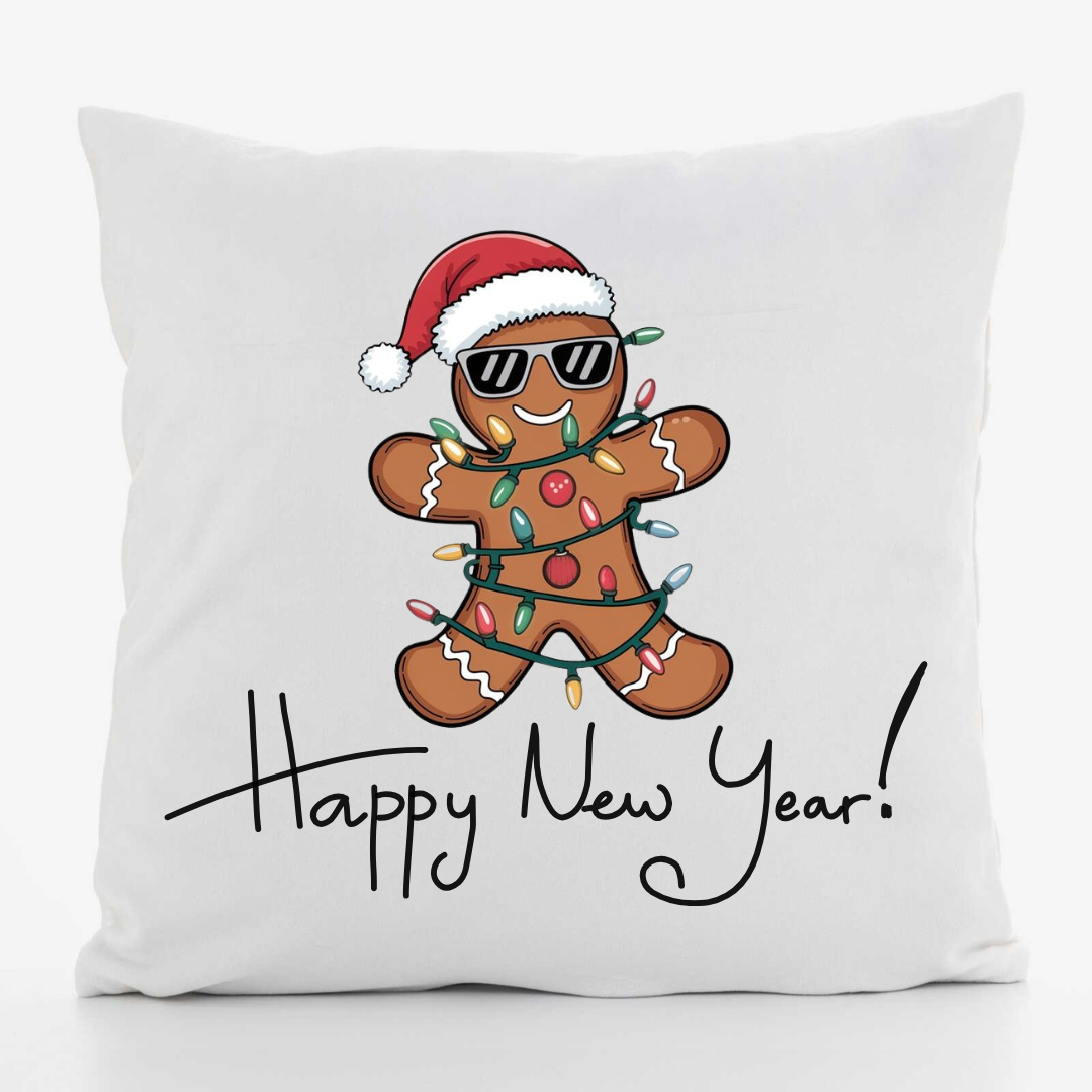 Подушка декоративная с принтом Новогоднее габардин 30х30 см Подушка декоративная с принтом Новогоднее габардин 30х30 см