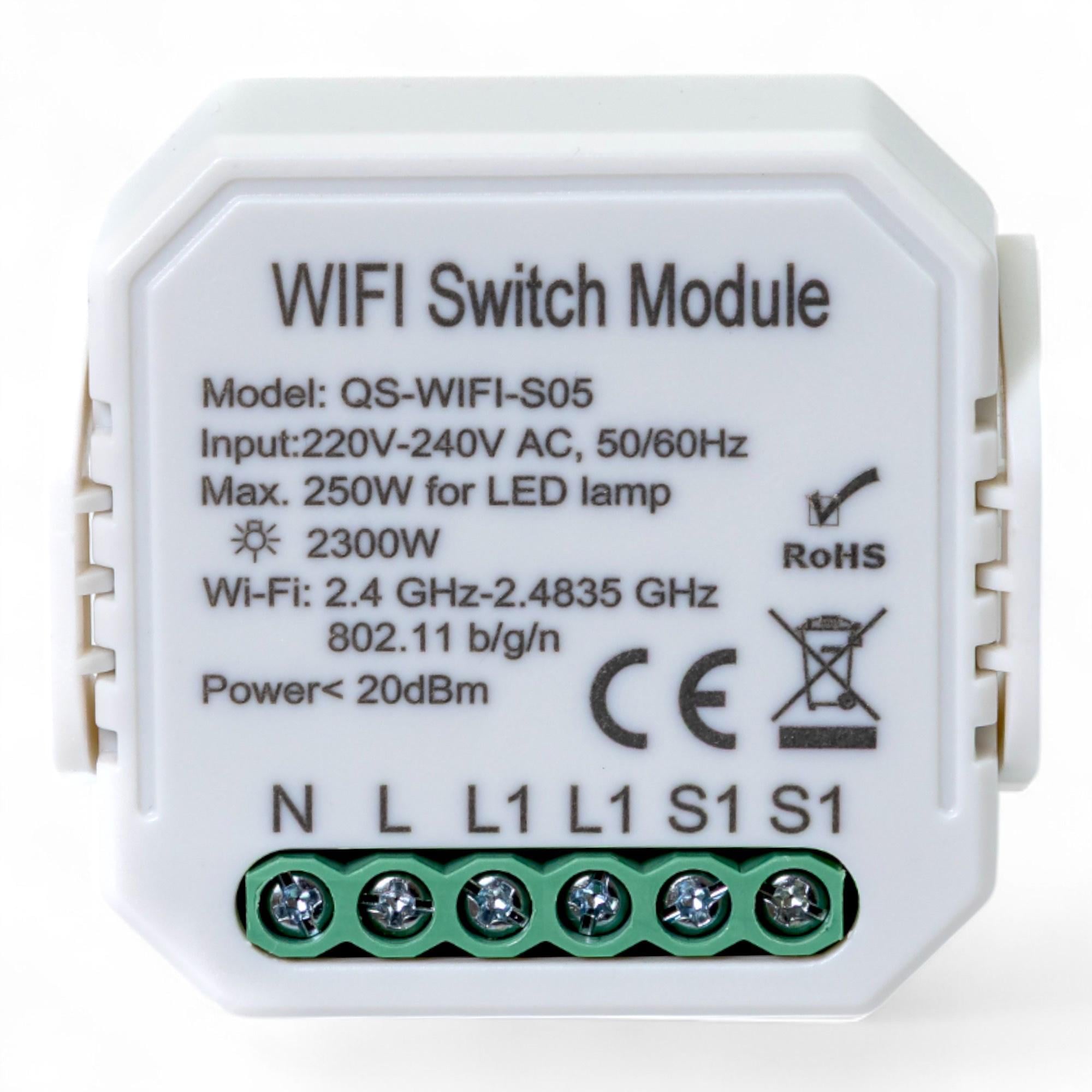 Умный выключатель Tervix Pro Line WiFi Switch 1 клавиша/розетка (TRV-432421)