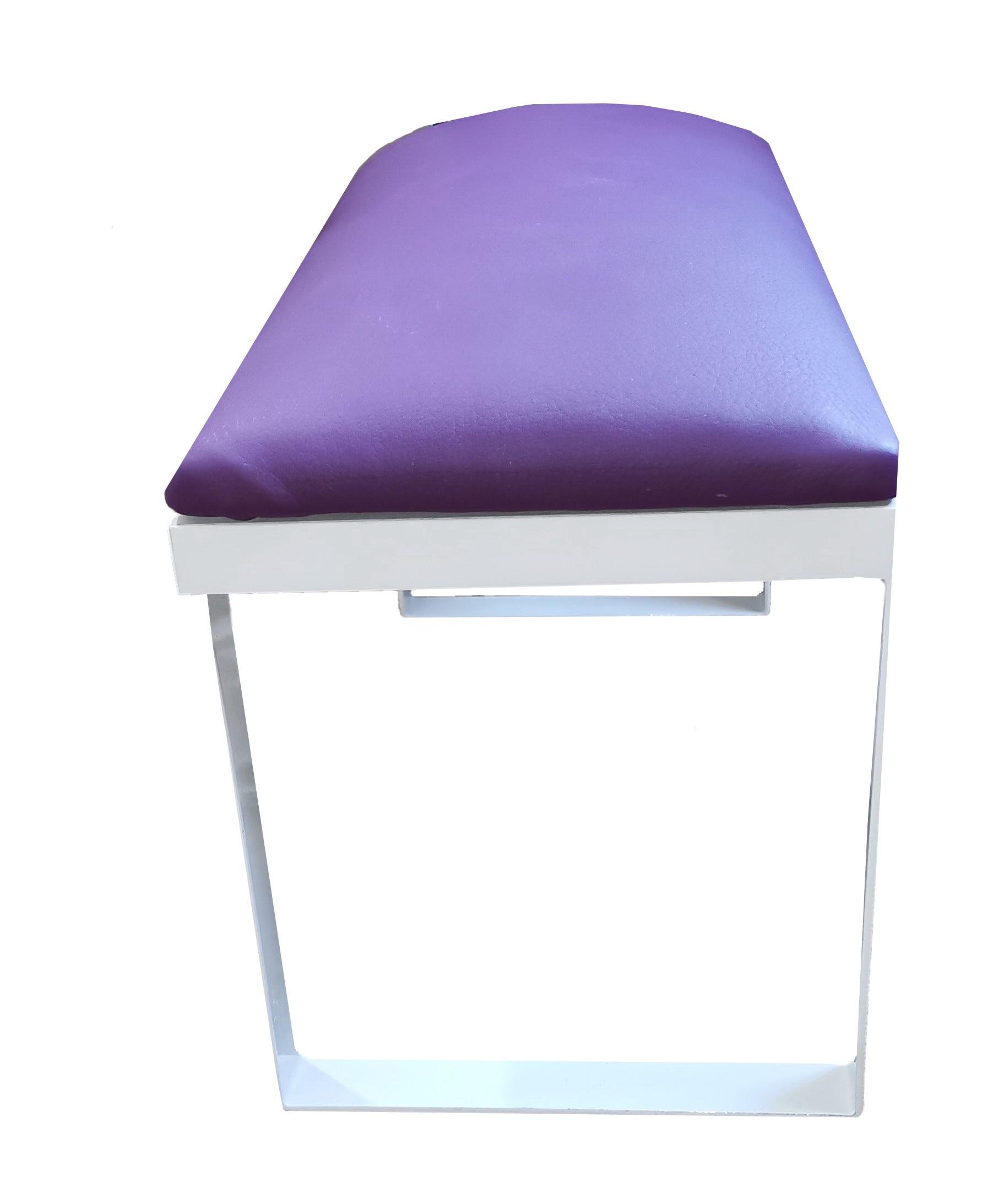 Металлическая подставка для рук 320 х 200 мм Белый с фиолетовым - фото 3
