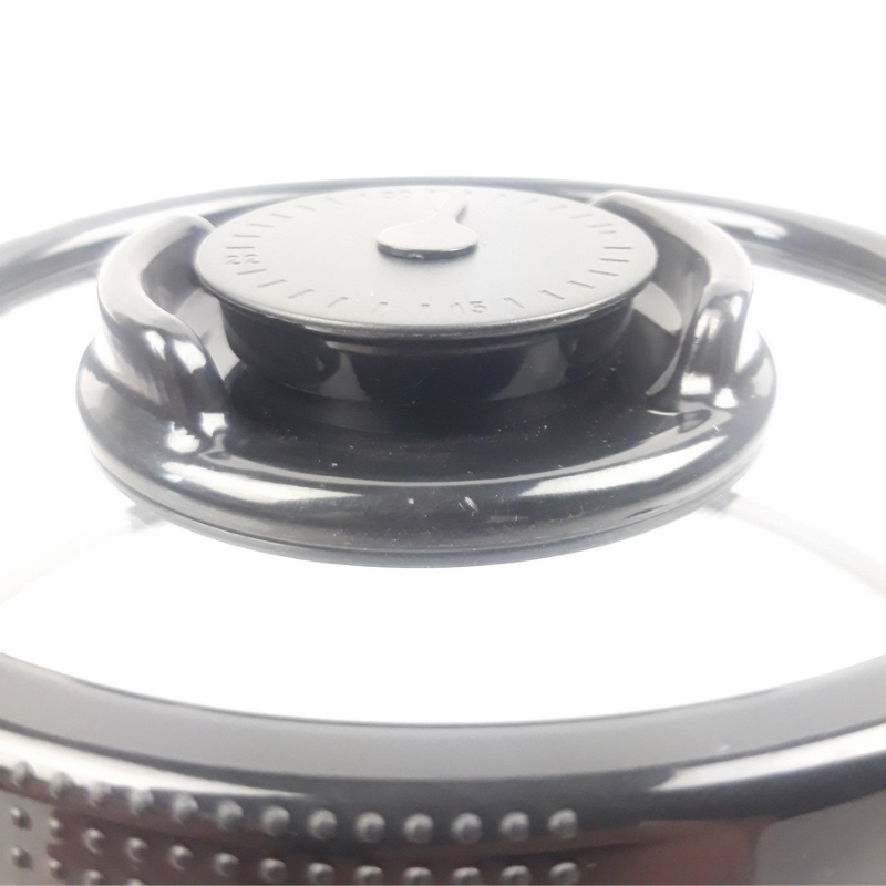 Вакуумна кришка кругла UKC Vacuum Food Sealer 25 см (4123198) - фото 4