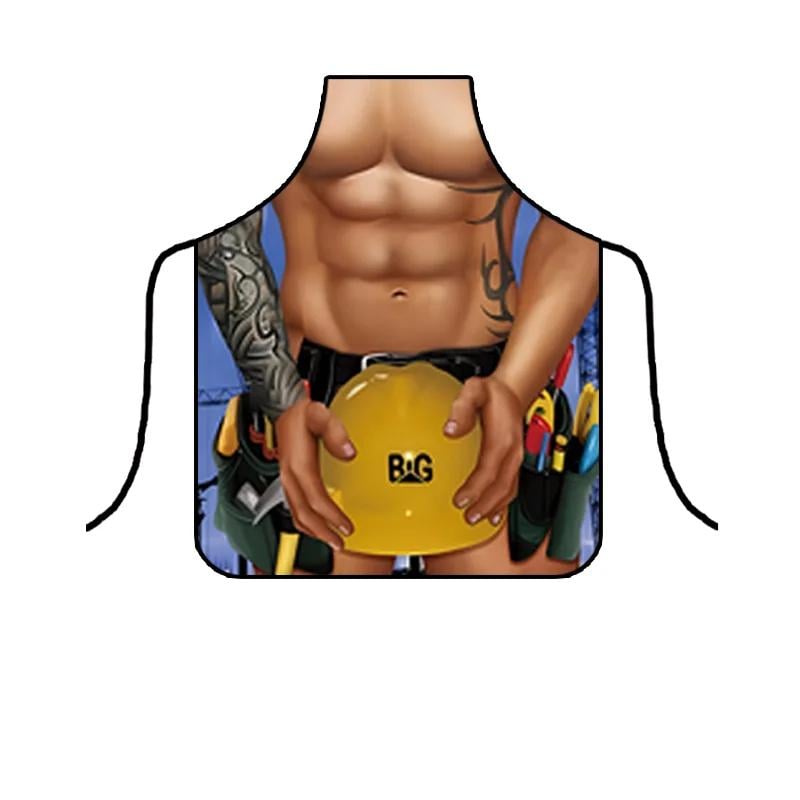 Фартук с приколом с голым торсом 73х57 см Разноцветный (50096) Фартук с приколом с голым торсом 73х57 см Разноцветный (50096)