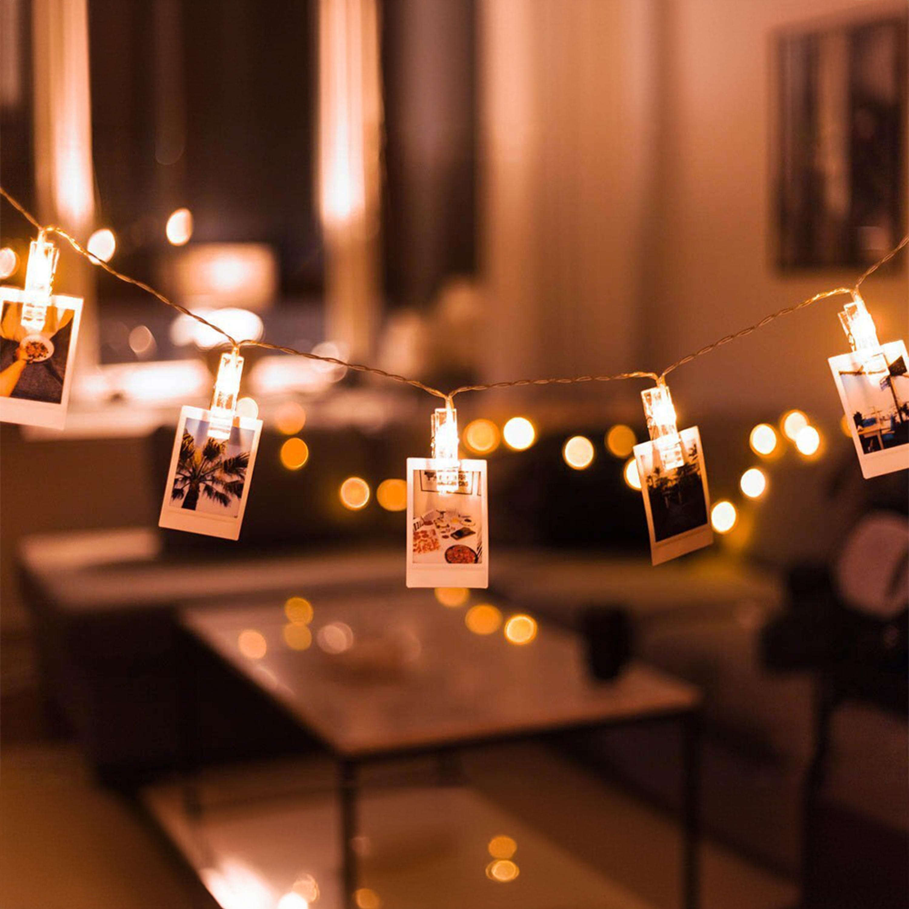 Гирлянда светодиодная с прищепками для фото 3 м USB питание через PowerBank Белый теплый (WLS-QX-DC2331W) - фото 2 Гирлянда светодиодная с прищепками для фото 3 м USB питание через PowerBank Белый теплый (WLS-QX-DC2331W) - фото 2