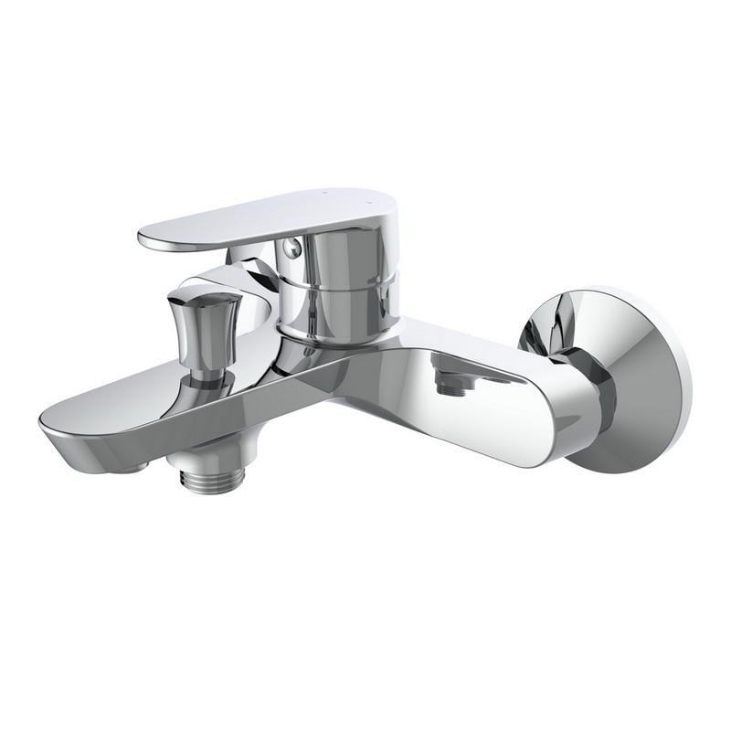 Смеситель для ванны Zegor Professional Hoffe-03 Premium Pro Lux однорычажный короткий гусак катридж Sedal Spain Хром