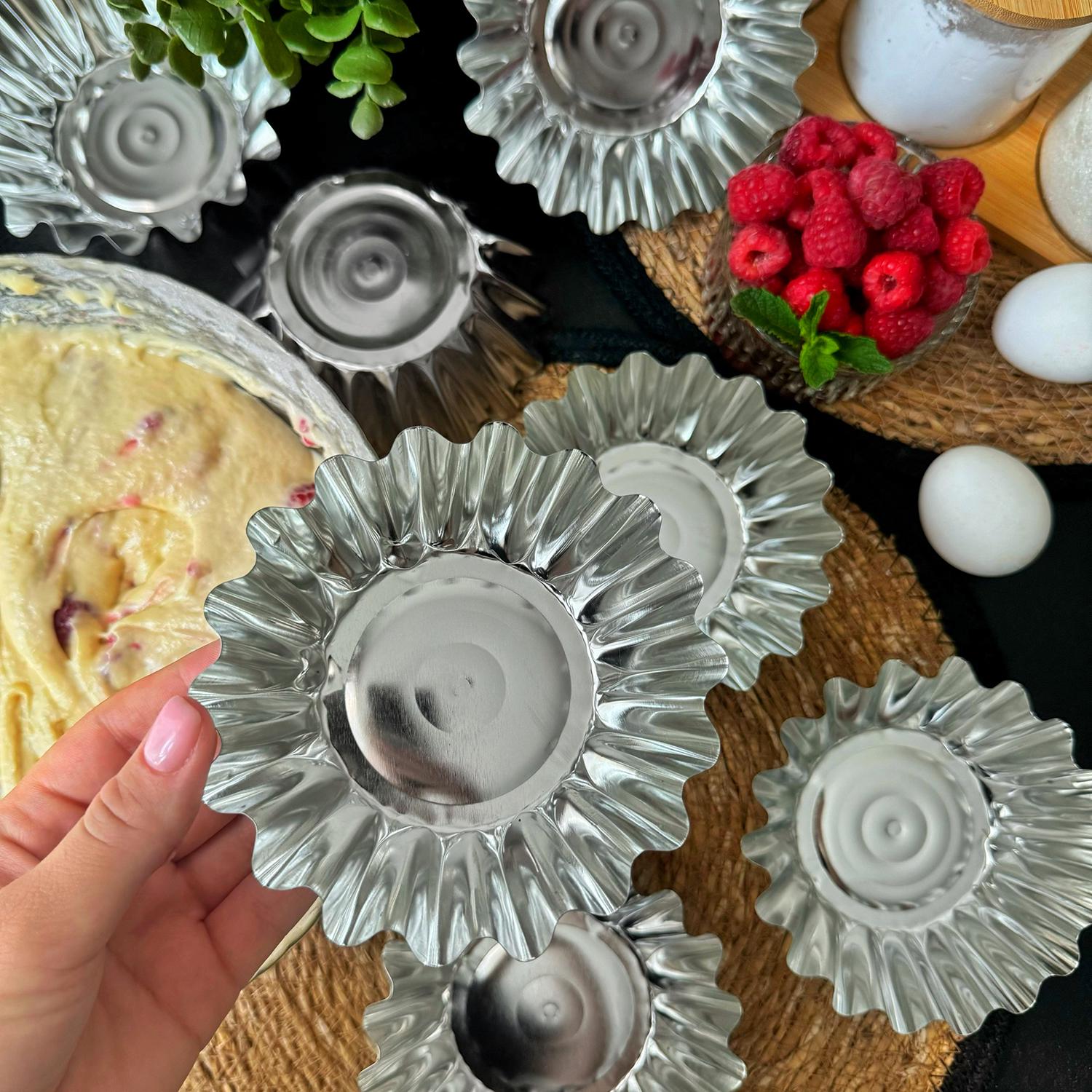 Формочки для выпечки кексов и тарталеток Ø 11,5x6x4 см 10 шт. (84024) - фото 35 Формочки для выпечки кексов и тарталеток Ø 11,5x6x4 см 10 шт. (84024) - фото 35