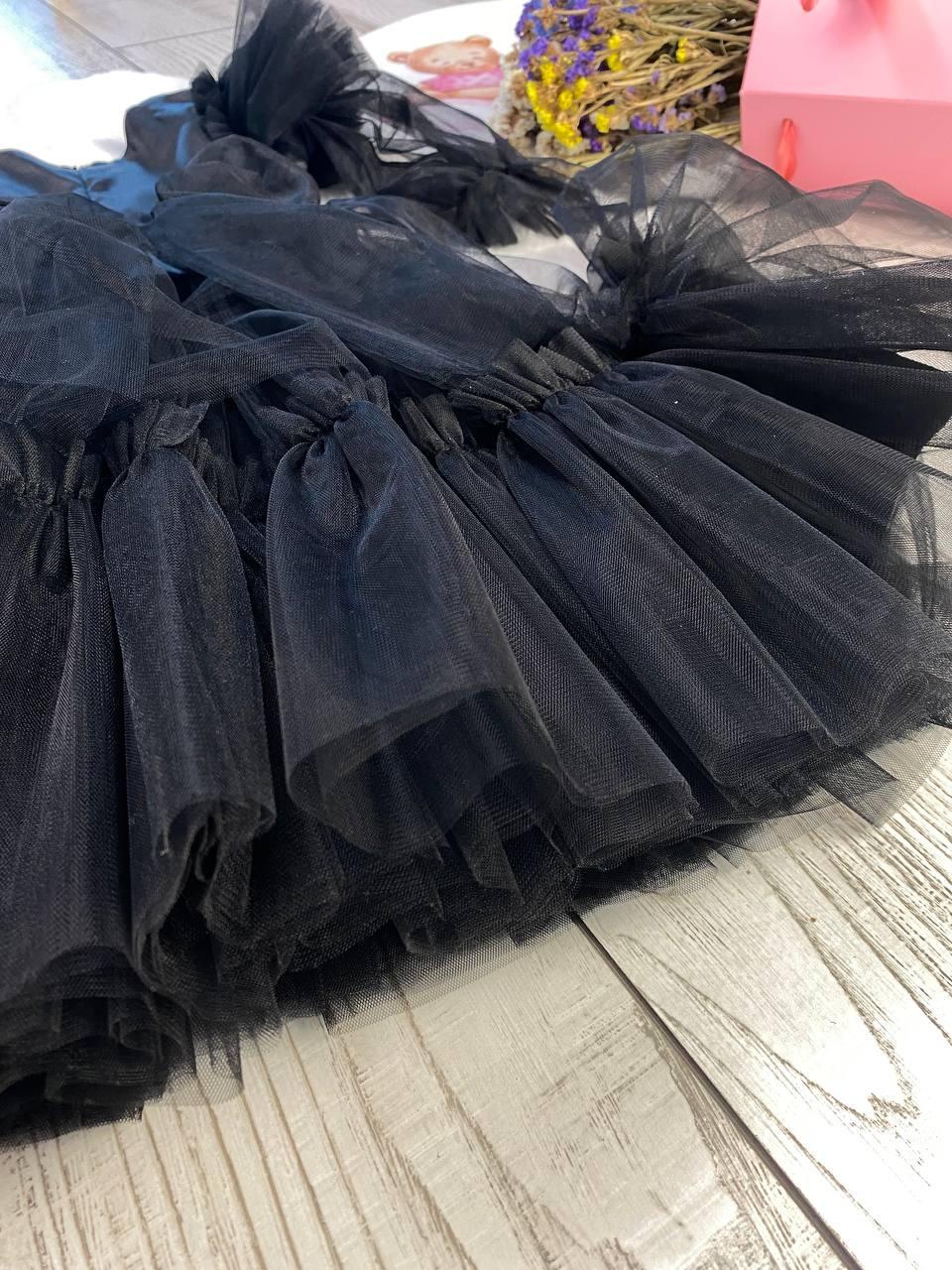 Платье праздничное для девочки Венздей 110 см Черный (2241784552) - фото 8 Платье праздничное для девочки Венздей 110 см Черный (2241784552) - фото 8