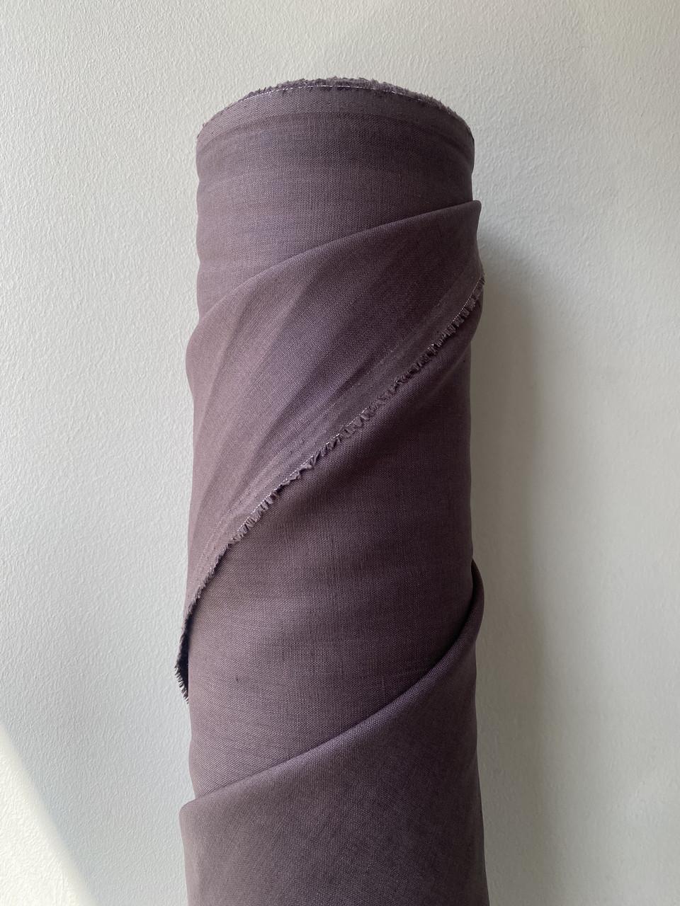 Ткань рубашечно-платьевая LINEN PLUS 100% лен смягчена 143 см 1297 Коричневый - фото 3 Ткань рубашечно-платьевая LINEN PLUS 100% лен смягчена 143 см 1297 Коричневый - фото 3