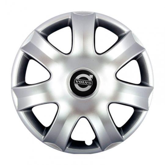 Автомобильные колпаки SKS 326 R15 с логотипом Volvo 4 шт. Серебристый