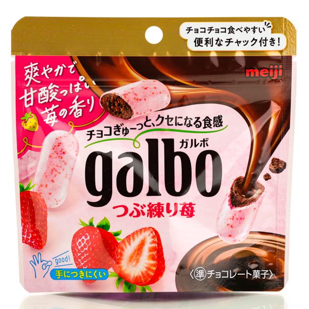 Печенье шоколадное Meiji Galbo Strawberry Chocolate Cookie 58 г (35715975)