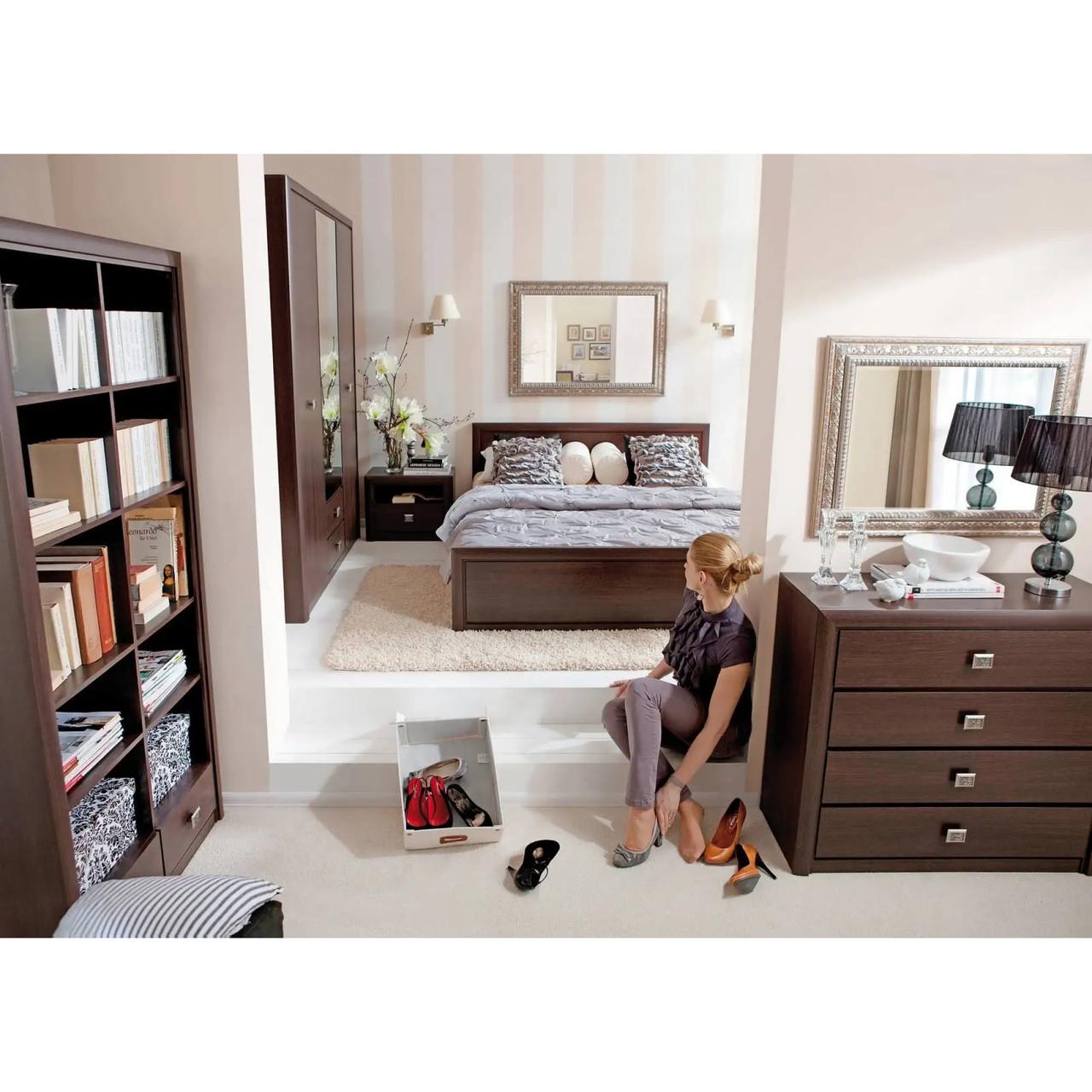 Комод в спальню Гербор Коэн KOM4S Венге магия (GRB-1129) - фото 4