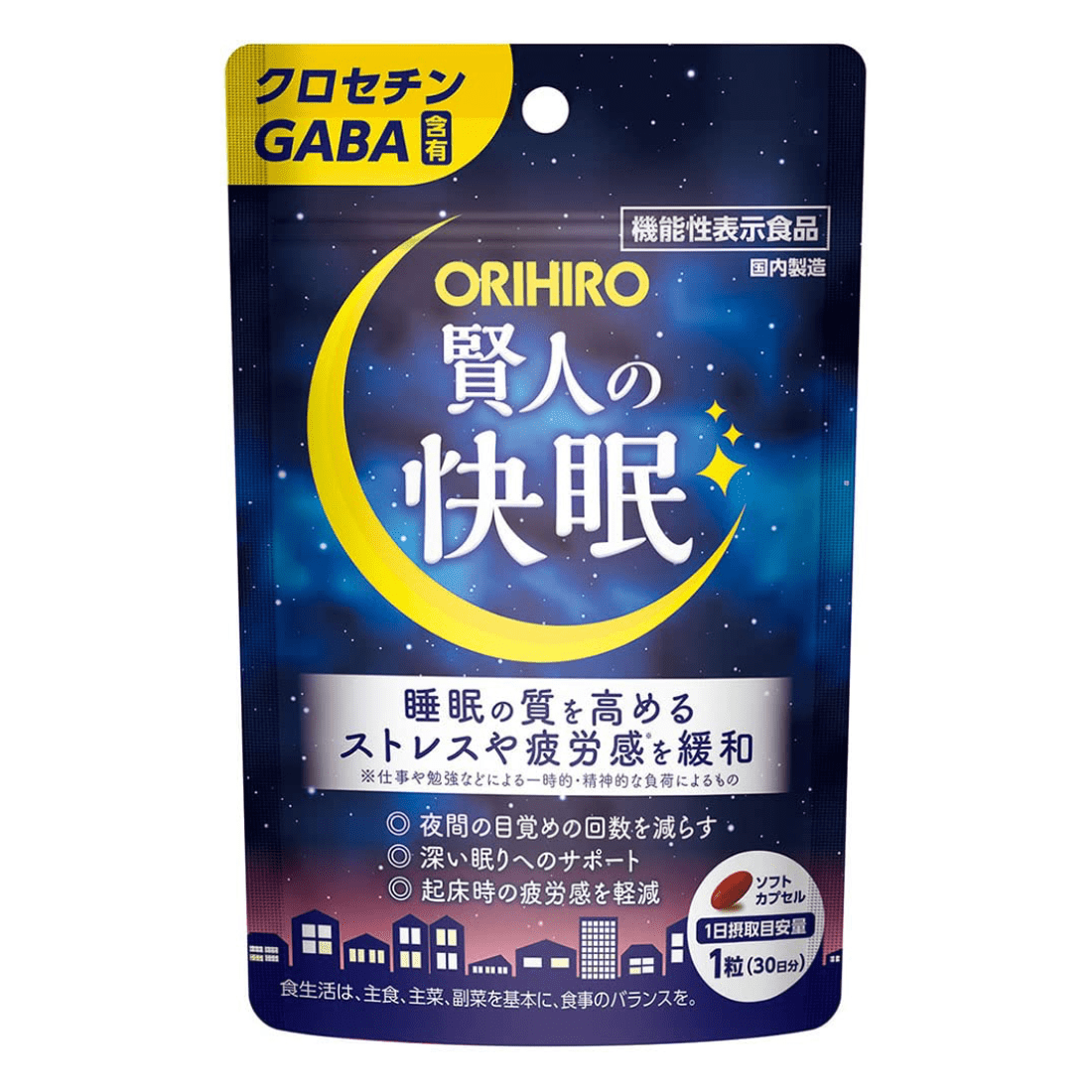 Комплекс для крепкого сна Orihiro Wise Man's Sleep 30 капсул (2373004434)