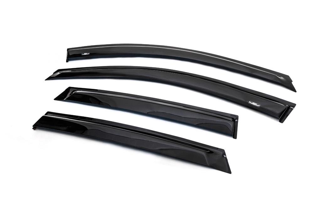Ветровики HIC для Honda CRV 2007-2011 гг. поликарбонат Черный