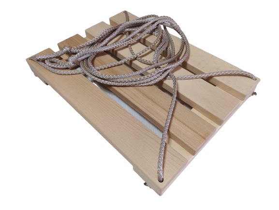 Гойдалка класична підвісна дитяча дерев'яна 40х30х4 см (4322)