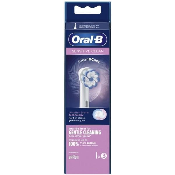 Насадки змінні для зубної щітки Oral-B Sensitive Clean 3 шт.