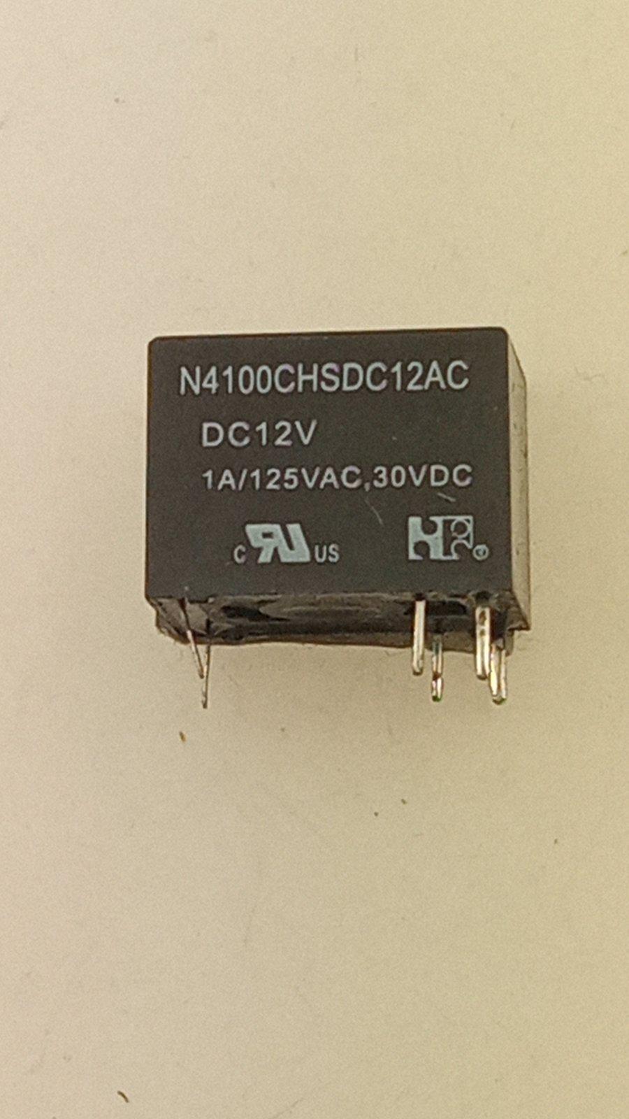 Реле N4100CHS-12 12V/ 1A/ 125VAC (11803) Реле N4100CHS-12 12V/ 1A/ 125VAC (11803)