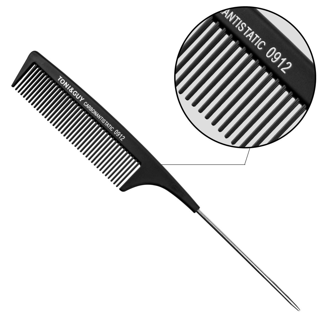 Гребінь Carbon T&G 0912 Чорний (mslc322061) - фото 2