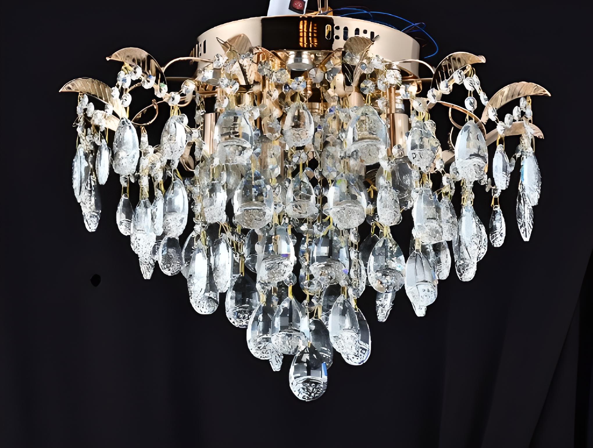 Люстра хрустальная Sirius XE 4035/6-540 на 6 лампочек