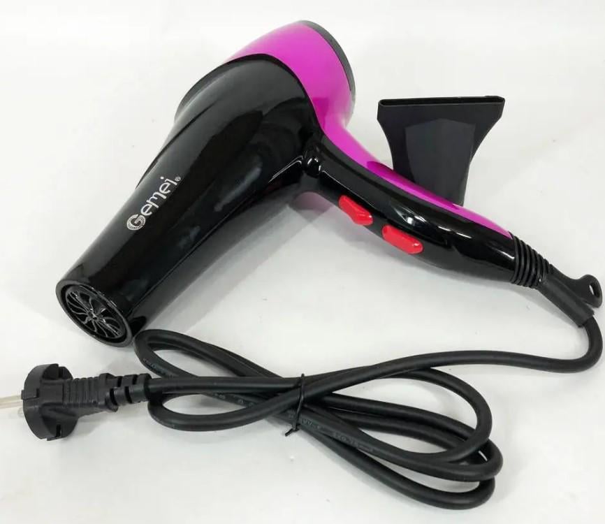 Фен Gemei GM-1766 керамічний нагрівач 2600 Вт (2390000047) - фото 9 Фен Gemei GM-1766 керамічний нагрівач 2600 Вт (2390000047) - фото 9