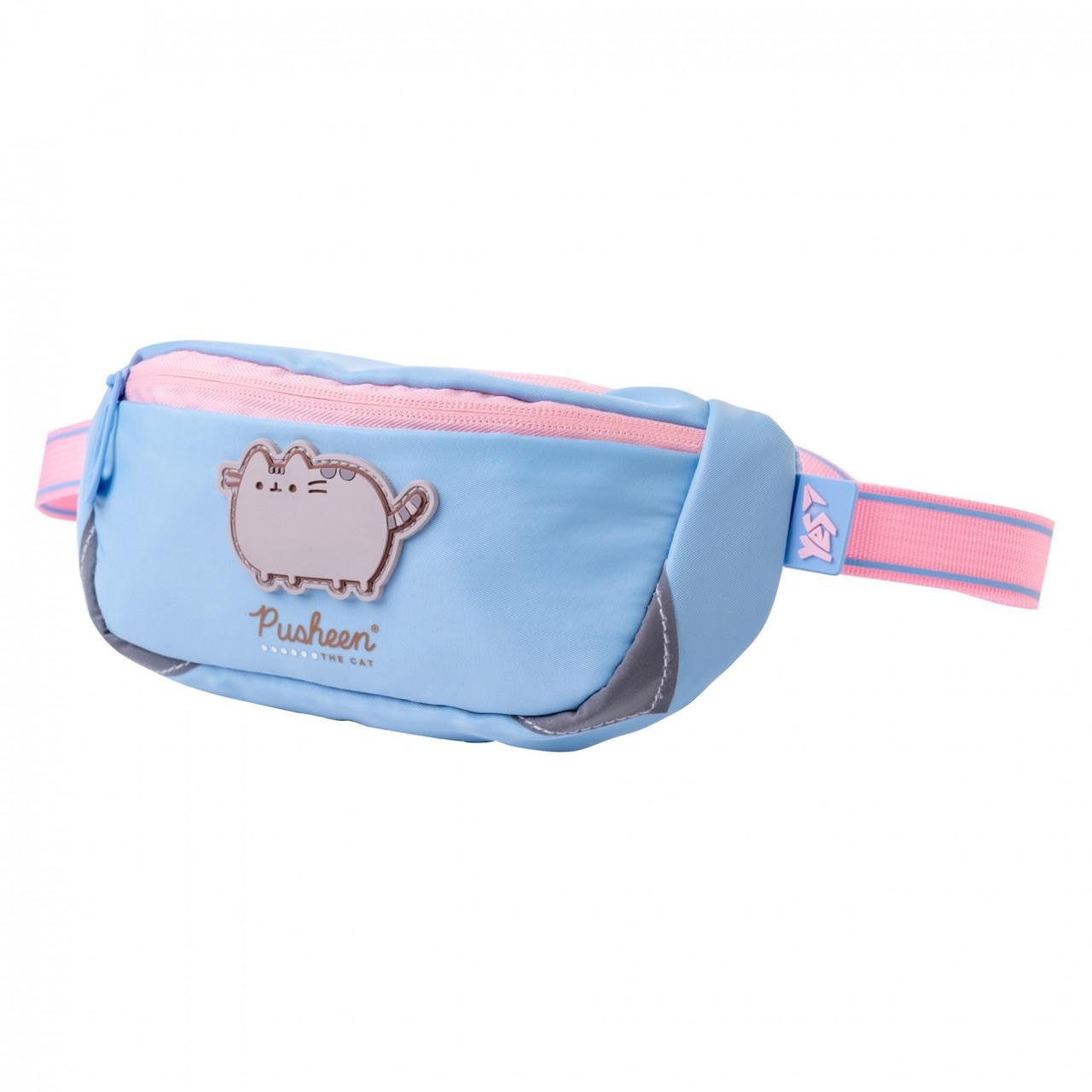 Сумка-бананка на пояс YES Pusheen SP-34 Блакитний (559687) - фото 2