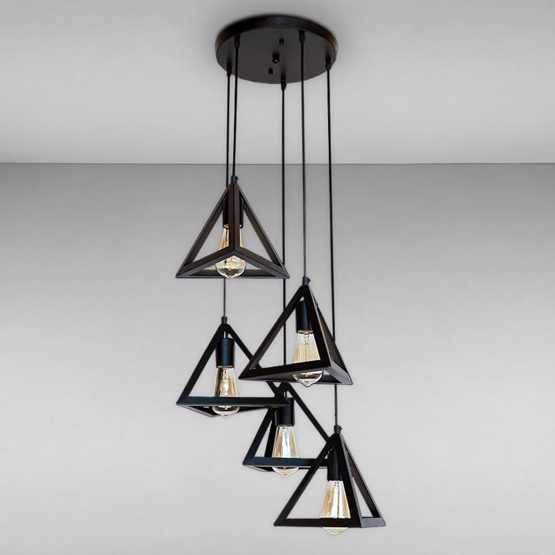 Люстра подвесная Light House LS-17204F-5 300 Черный