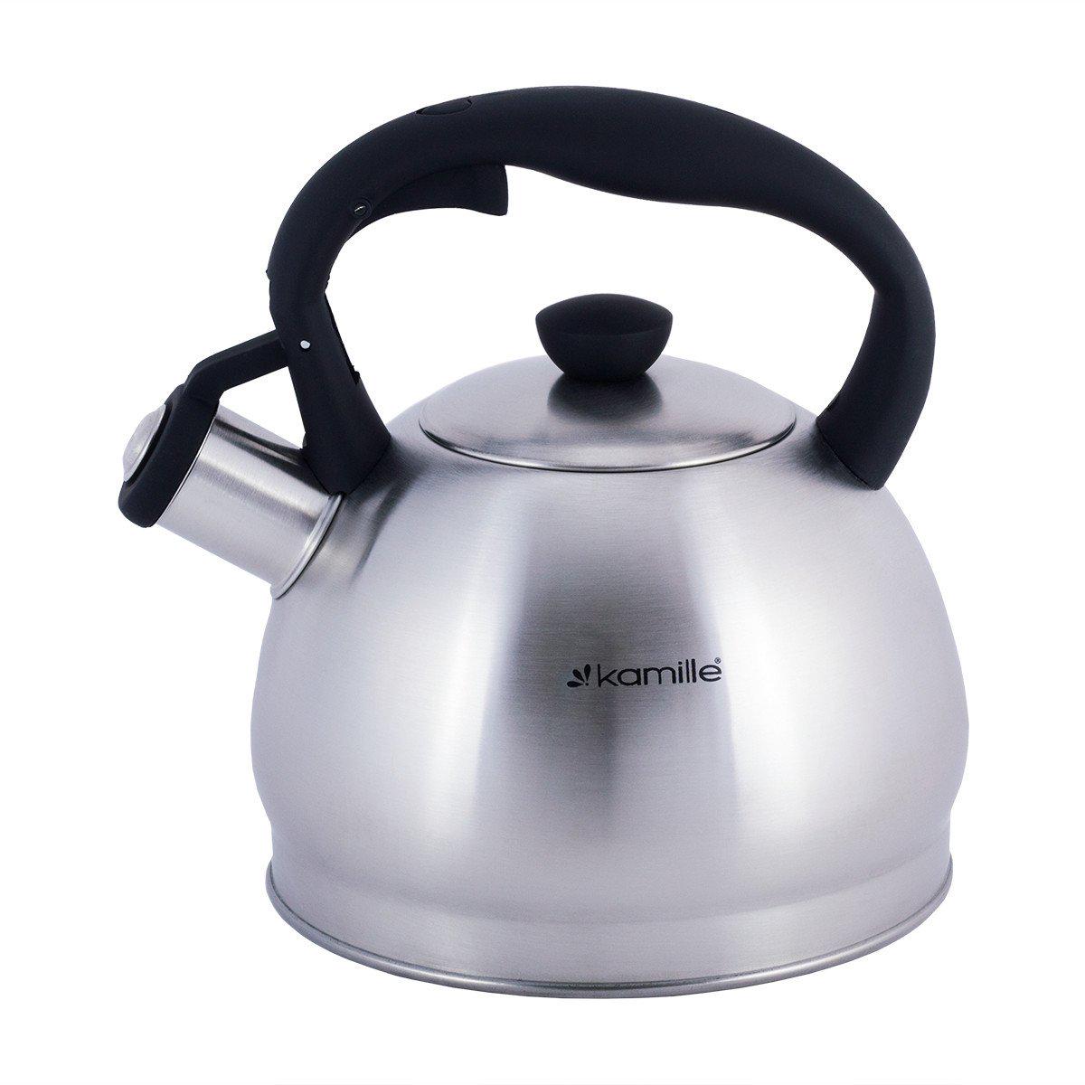 Чайник Kamille 2 л из нержавеющей стали Желтый KM-0693NZH - фото 6 Чайник Kamille 2 л из нержавеющей стали Желтый KM-0693NZH - фото 6