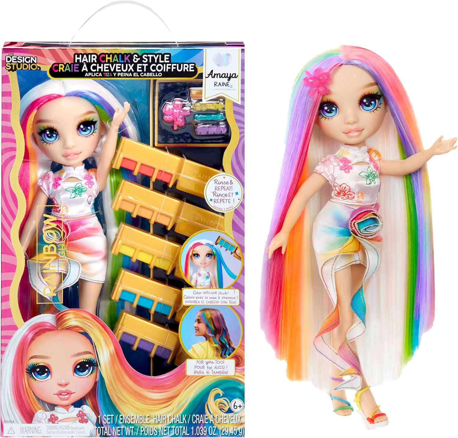 Лялька Rainbow High Amaya Raine 526780 MGA Hair Chalk & Style (26568314)