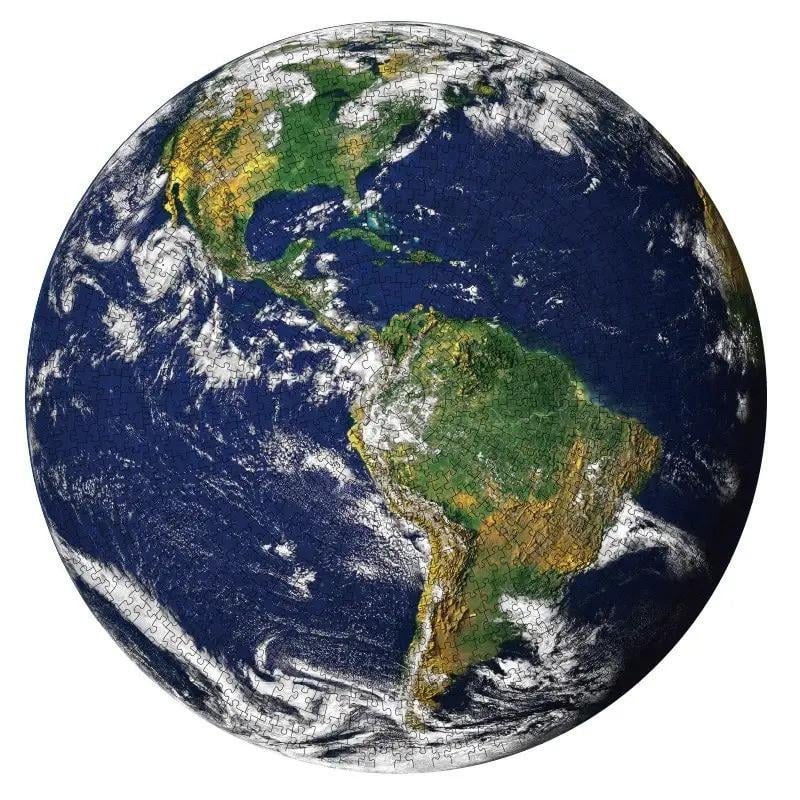 Пазл круглый Wellamart Земля 1000 деталей (75070002)