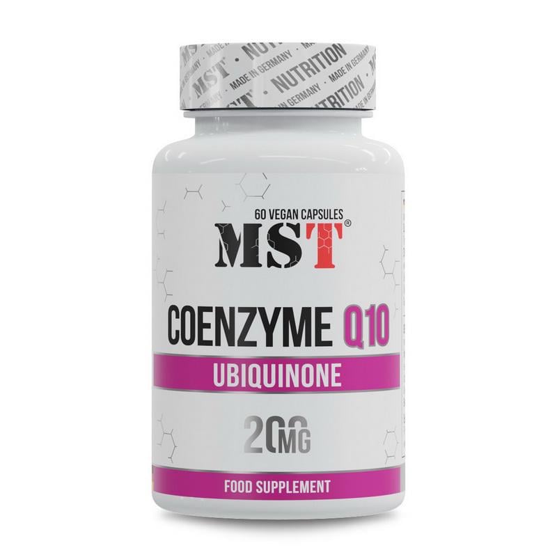 Коензим Q10 MST Ubiquinone Coenzyme Q10 200 mg 60 вег. капс.