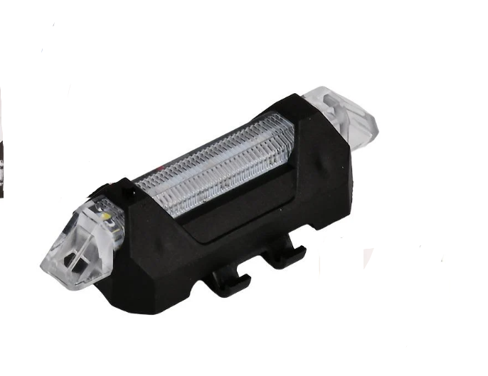 Фонарик задний аккумуляторный для велосипеда USB 7,5х2 см (VL97732)