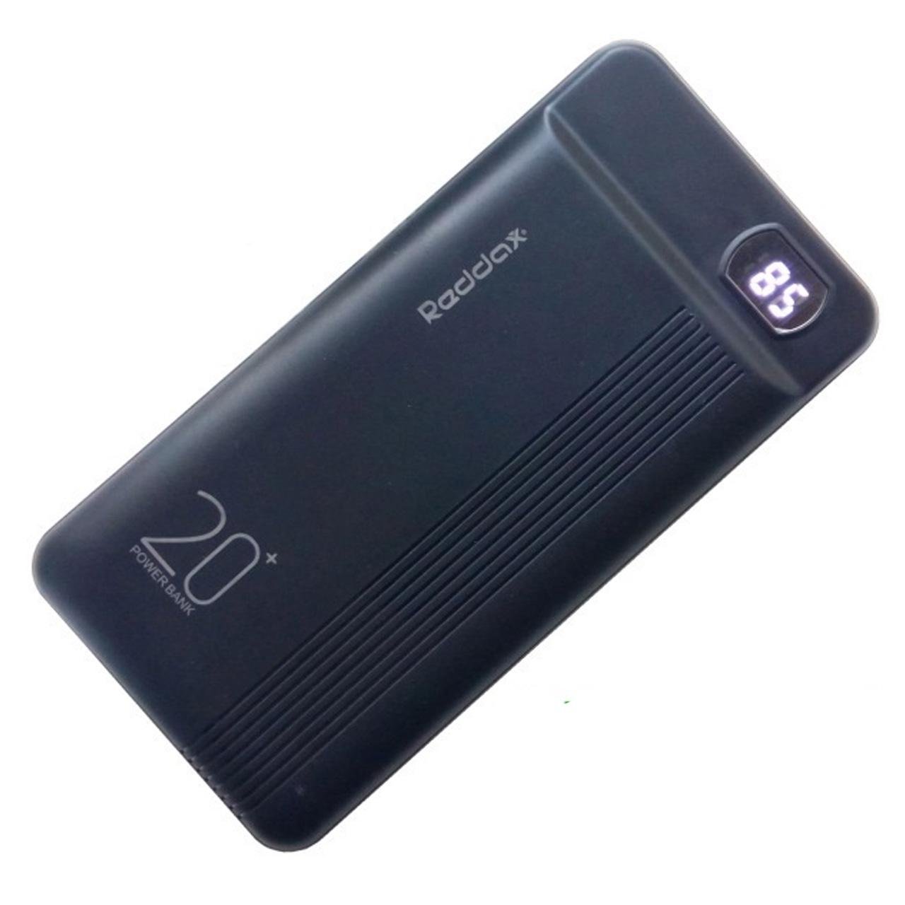 Портативний зарядний пристрій POWER BANK RDX-252 20000 mAh Black (180703) - фото 1