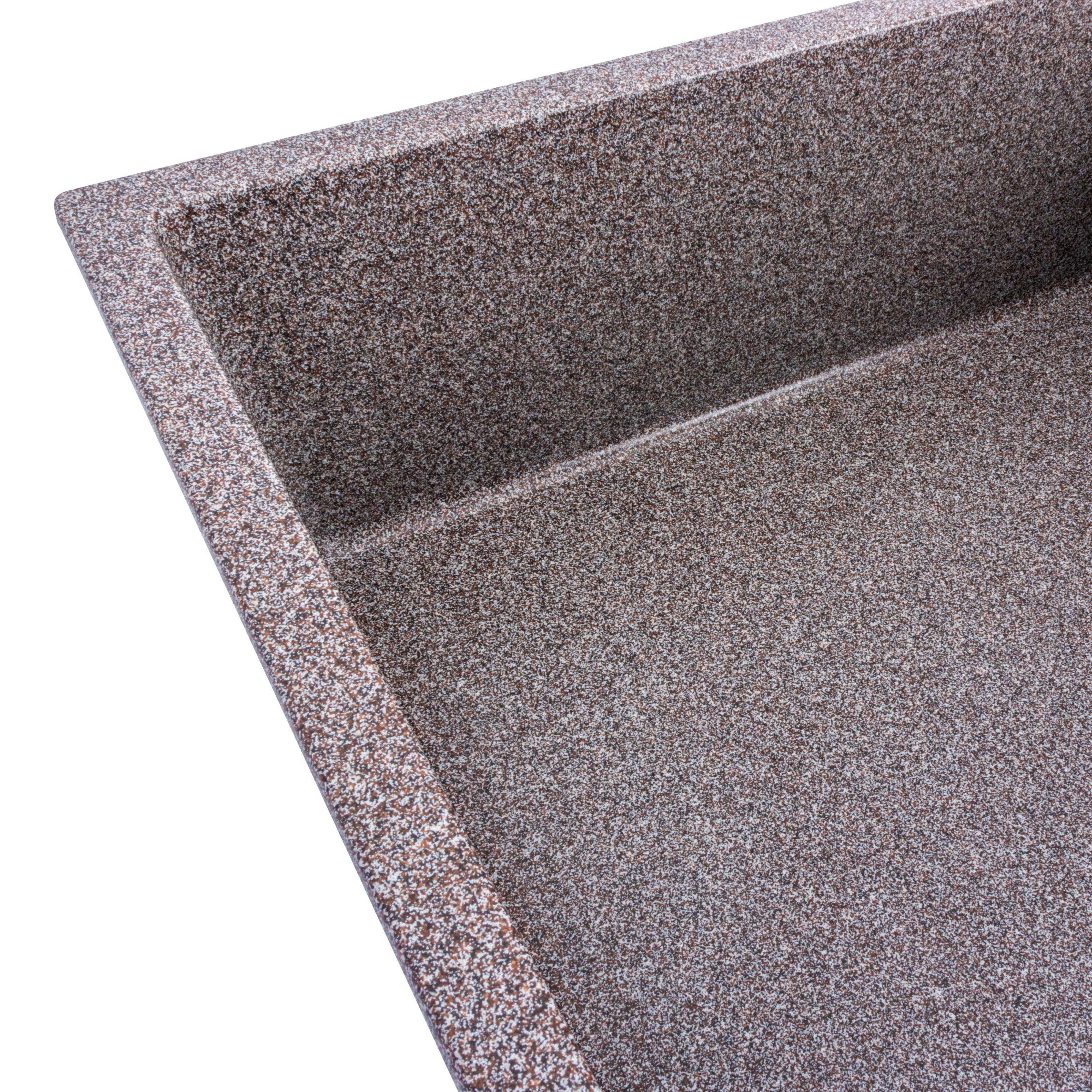 Мийка кухонна Platinum PLS-A39166 гранітна прямокутна 860x500 мм Сірий (25960367) - фото 4 Мийка кухонна Platinum PLS-A39166 гранітна прямокутна 860x500 мм Сірий (25960367) - фото 4