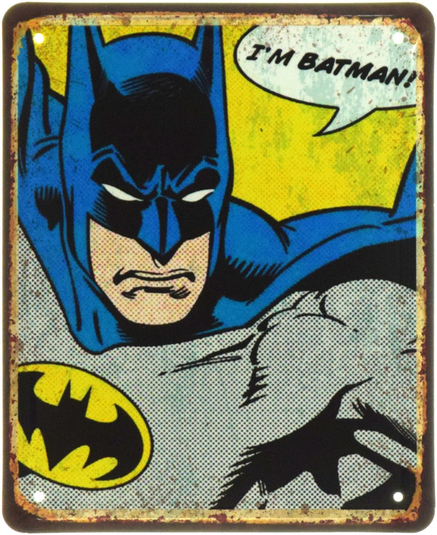 Табличка металева "Batman I'm Batman" 18x22 см (ms-104611)