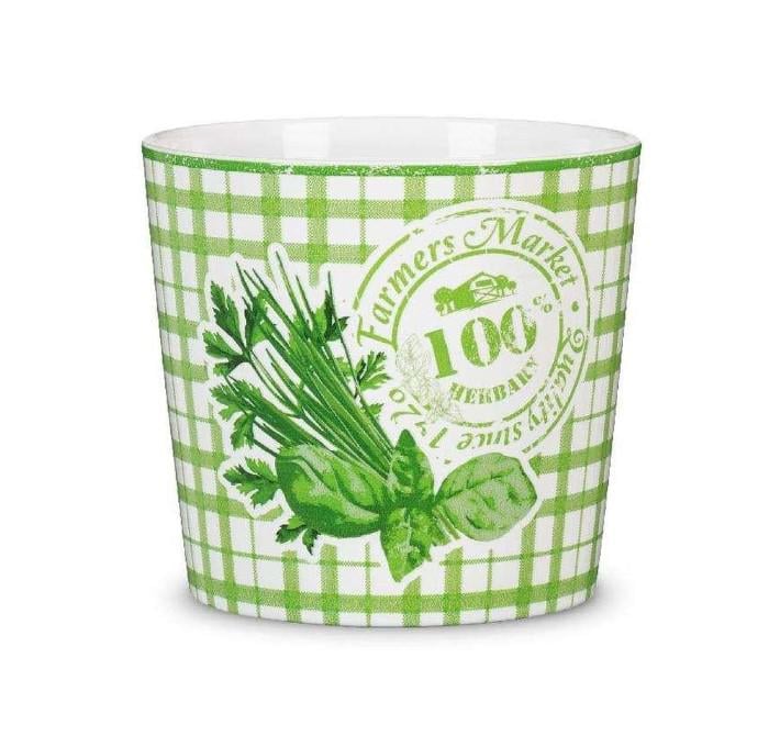 Кашпо для квітів Herbs Farmers керамічне 14" (A-011061)