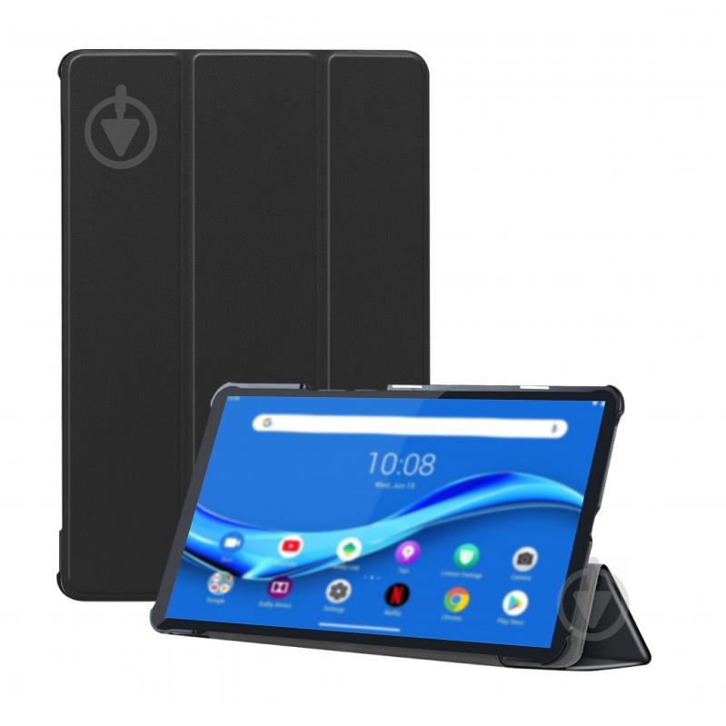 Чехол AIRON Premium для Lenovo Tab M10 Plus / TB-X606F 10.1" с защитной пленкой и салфеткой Black (4822352781028 )