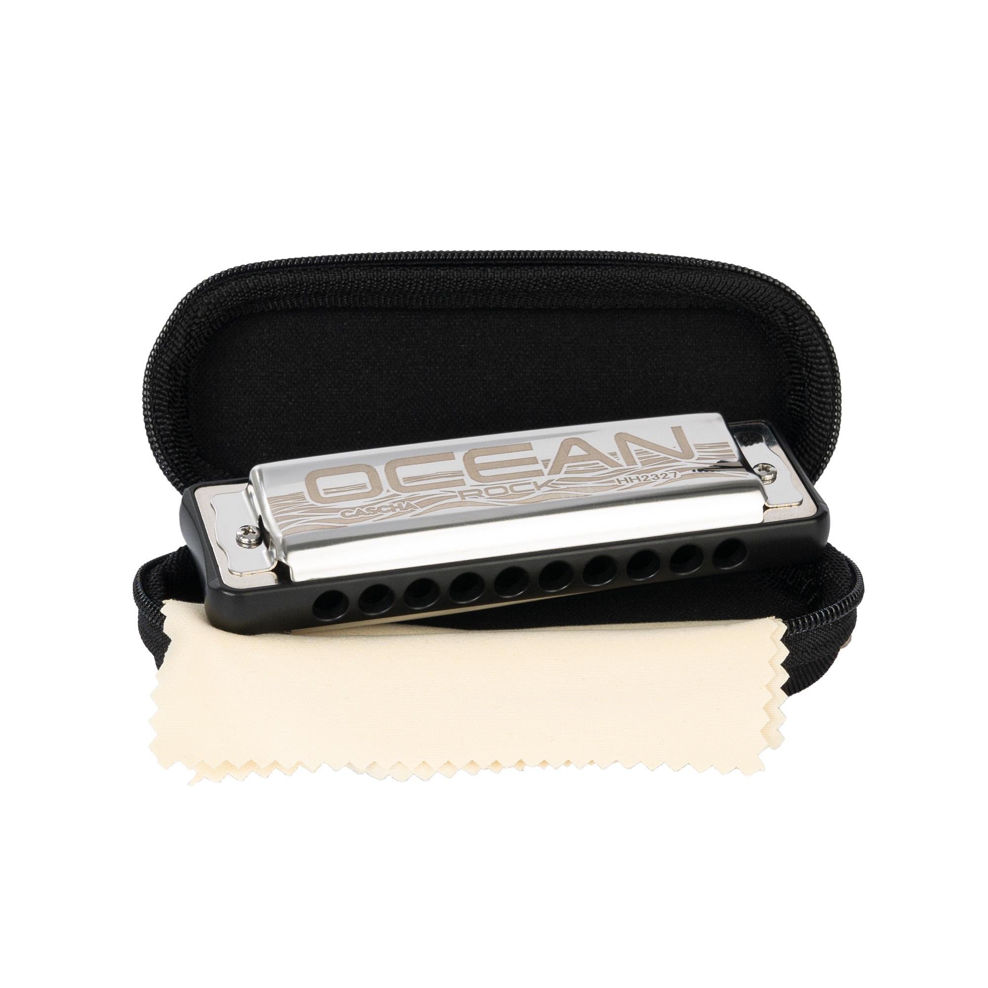 Губна гармоніка Cascha Ocean Rock Blues Harmonica Black in C Diatonic HH 2327 До (67282)